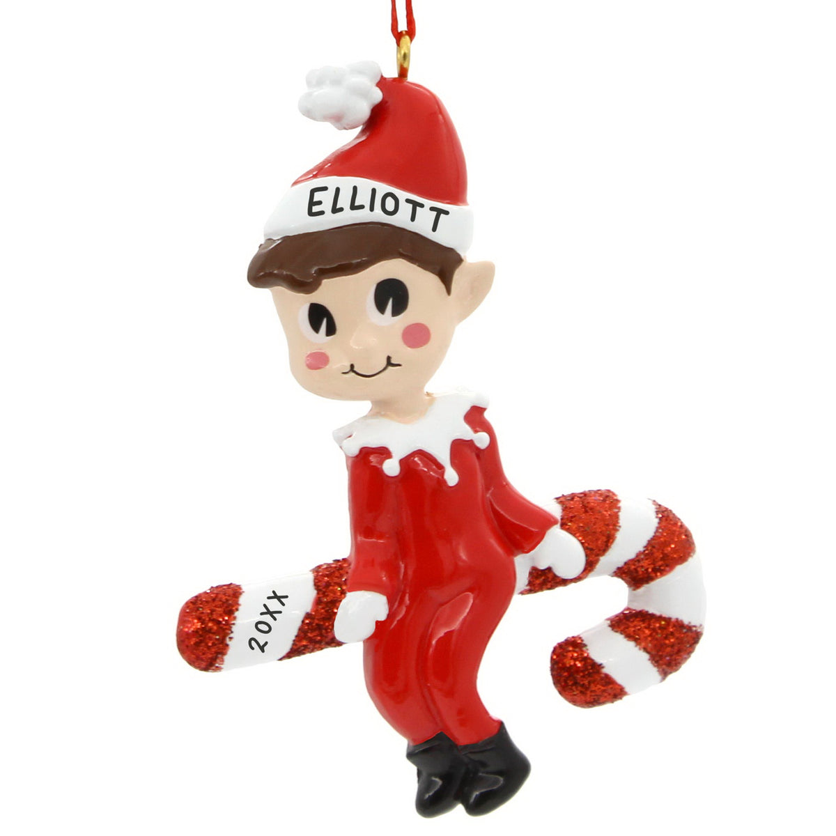 The Elf on the Shelf Candy Cane Personalized Toddler 8oz. Straw