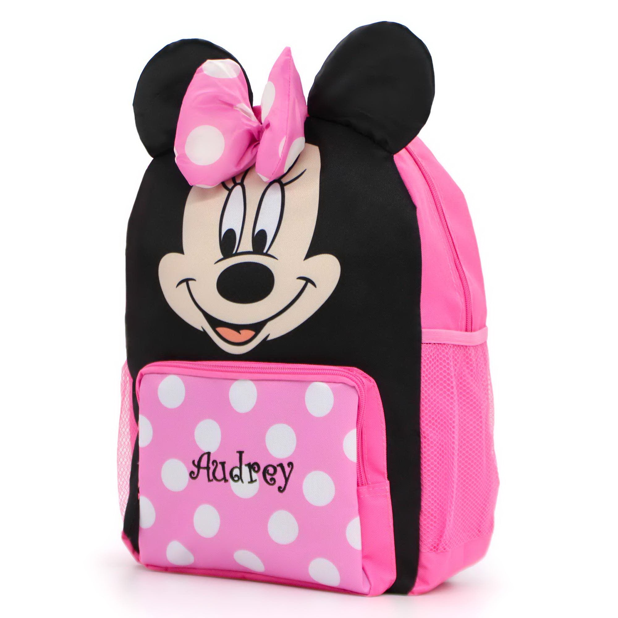 Disney Minnie Mouse 16 Large School Backpack Bundle with Lunch Bag and  Water Bottle | Minnie Mouse Backpack for Girls | Minnie Mouse Pink Backpack